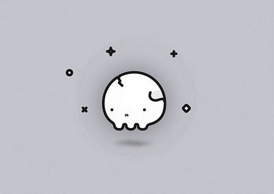 Cute Floating Skull cute floating skull