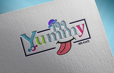 YummmY Brand Logo brand branding clothing freelancer kids logo