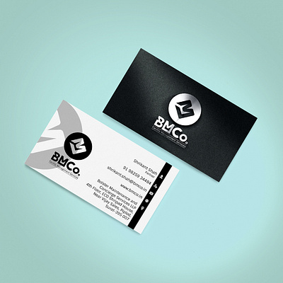 Business Card designed for BMCo. ads branding design graphic design india instagram post logo real estate