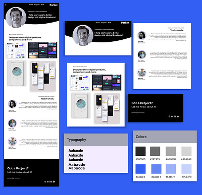Professional Work Portfolio portfolio ui web design