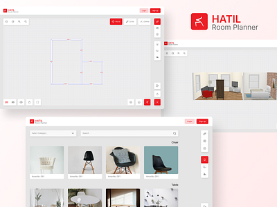 Hatil Augmented Reality 3D Room Planner | AR Room Planner Design 3d room planner app design ar ar 3d planner ar apps ar furniture app design ar home apps ar ui animation ar ui design ar ux design ar website design ar website ui design augmented reality augmented reality app design augmented reality ui design itsmuntasirb muntasir billah room planner website ui design web design