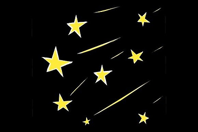 A Star Rain Illustration sparkle