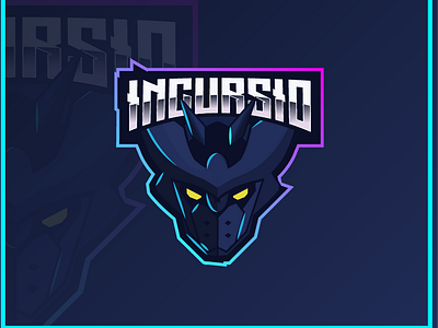 Incursio Mascot Logo Design 3d animation anime anime logo app brand design branding design designer designs graphic design illustration incursio mascot logo design logo logo design mascot mascot logo mascot logo design motion graphics webdesign