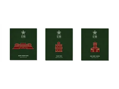 DP - Ly Gia Vietnamese Cuisine | Pin design advertising branding design graphic design illustration logo ui vector vietnam visual graphic