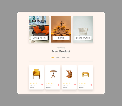 Furniture e-commerce category bed bootstrap category decor discover new design e commerce furniture inspiration modern furniture store product design room decoration sofa set ui ui kit uiux design user experience user research userflow ux web design