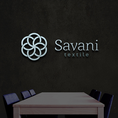 A Business LOGO designed for a textile firm ads branding business card creative logo design design graphic design illustration instagram post logo real estate surat