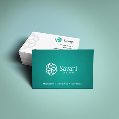 A Business LOGO designed for a textile firm ads branding business card design graphic design india instagram post logo real estate