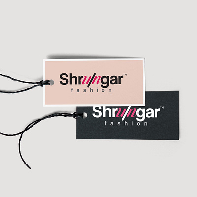 Fashion clothing brand’s tags designed for shrungar fashion ads branding design graphic design india instagram post logo real estate