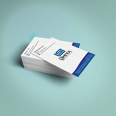 Business Card design for Umiya Hardware & Sanitary ads branding business card design graphic design india instagram post logo real estate surat