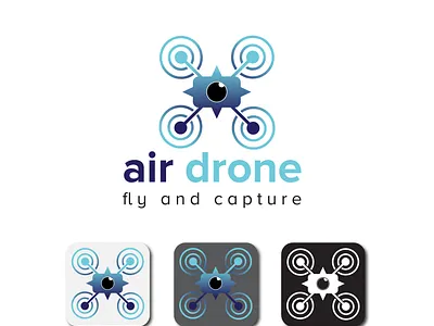 DRONE LOGO DESIGN app brand branding design drone drone logo graphic design icon identity logo logo design logos mimimalist minimalist logo symbol vector