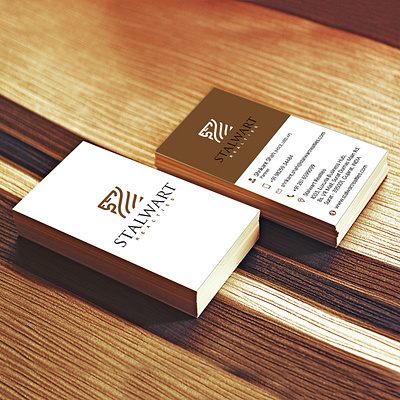 Business Card designed for Stalwart Realities ads branding business card design graphic design illustration india instagram post logo logo design real estate social media marketing social media post vising card