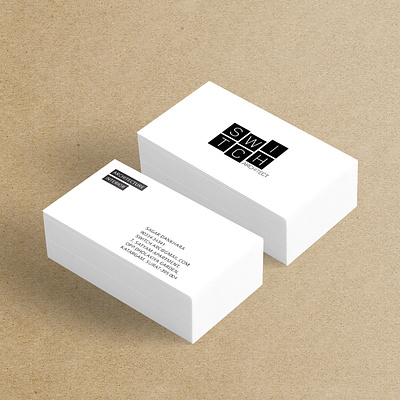 Business Card designed for Switch Architect ads branding business card design graphic design india instagram post logo real estate surat