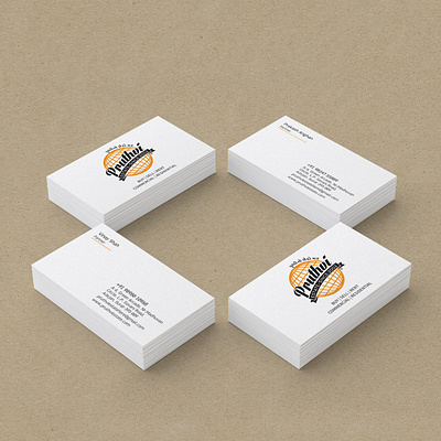 Business Card designed for Pruthvi Estate Agency ads branding business card design graphic design illustration india instagram post logo poster design real estate real estate consultant vising card