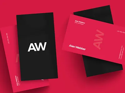 Creative Business Card advertising agency black brand identity branding bright business business card corporate creative design graphic design hipster identity modern name pink print print template tag