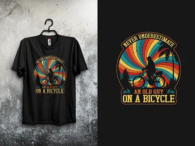 Bicycle T-Shirt Design apparel apparel design bi cycle bicycle t shirt branding clothing design custom t shirt graphic design print design printing t shirt retro t shirt design shirt design shirts t shirt design t shirts tee shirt tee shirt design tees tshirt mockup tshirtdesign