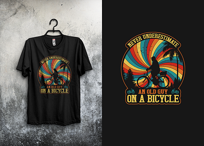 Bicycle T-Shirt Design apparel apparel design bi cycle bicycle t shirt branding clothing design custom t shirt graphic design print design printing t shirt retro t shirt design shirt design shirts t shirt design t shirts tee shirt tee shirt design tees tshirt mockup tshirtdesign