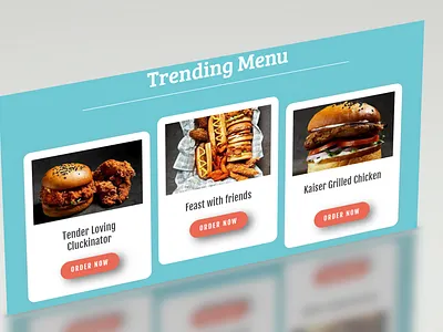 Food Ordering branding food ordering