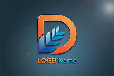 D format logo design 3d branding design graphic design illustration logo vector