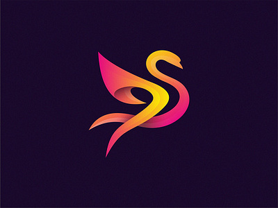 Swans logo Ideas Design 1 3d branding design graphic design illustration logo vector