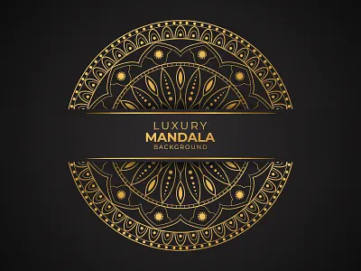 Luxury Mandala Background background branding design designeramin ethnic gold gradient illustration luxury mandala mandala mandala art mandala design mandalas mediation pattern ramadan wallpaper