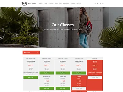 Classes Style 4 - Education WordPress Theme 3d animation css design education html illustration learning lms logo plugins responsive school site builder template theme web design web development widgets wordpress
