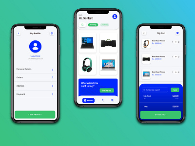 Electronics Online Store Mobile App UI/UX Design app branding brandingagency development ecommerce electronics interaction design mobile mobileappdesign motion graphics onlinestore store ui ux uxdesign web