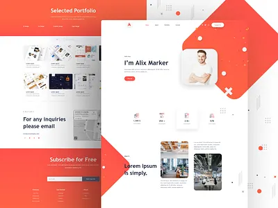 Website Designer Portfolio Template best 2021 website designer designer website elementor figma portfolio portfolio template portfolio website ui uidesign ux uxdesign website wordpress