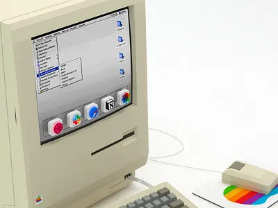 3D Apps on Macintosh 3d design macos render retro ui