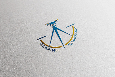 Bearing Technology Logo Design app branding design icon illustration logo logo design typography ui ux vector