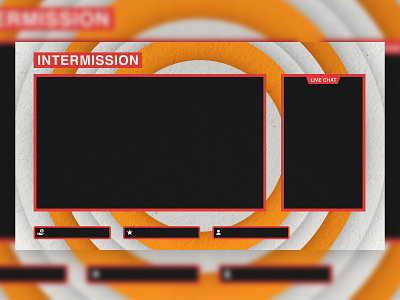 Intermaission twitch Stream overlay animation app brandimple logo branding design facecam overlay free stream overlay animated graphic design illustration logo mascot logo motion graphics stream overlay twitch overlay typography ui ux vector