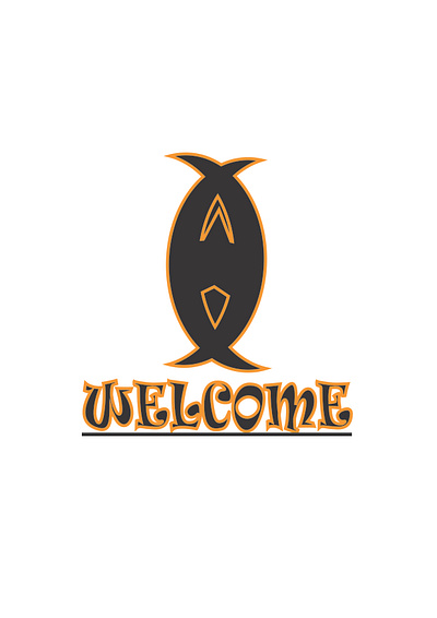 Welcome LOGO. branding design dribbblepopular dribbbleshot graphic design illustration logo