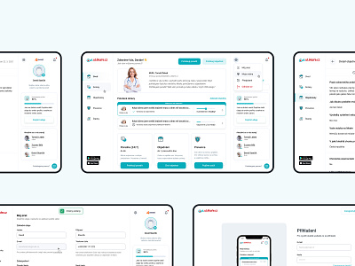 New uLékaře.cz Dashboard dashboard doctor ehealth health landing medic medical medical dashboard medicine telemedicine