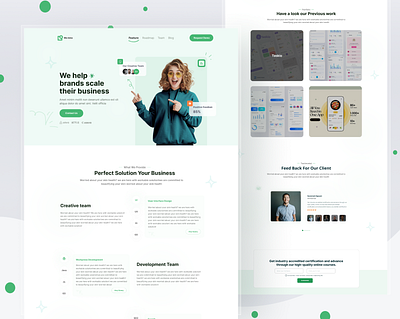 Digital Agency Landing page agency agency landing page agency website branding agency business web creative creative design digital agency digital marketing homepage landing page service landing page ui design uiux web design website