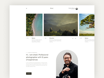 Photographers portfolio website landing page ui design 2022 clean design figma landing page minimal mobile photo photographer photography portfolio product design responsive design template trendy design ui ui ux ux web design website