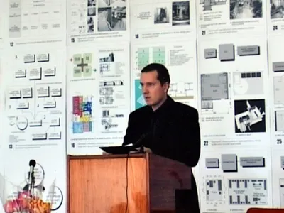 Architect PhD Oleg Prokopenko architect design illustration logo oleg prokopenko phd structure typography