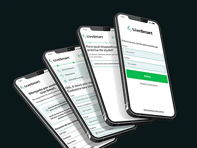 Live Smart behance figma mockup product design ui ux