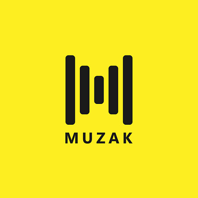 MUZAK branding design graphic design logo minimalistic typography