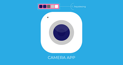 Camera App app branding design graphic design illustration logo