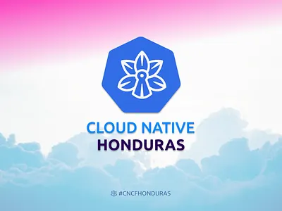 Cloud Navite Honduras logo affinity branding cloud computing design flower graphic design honduras icon logo native vector