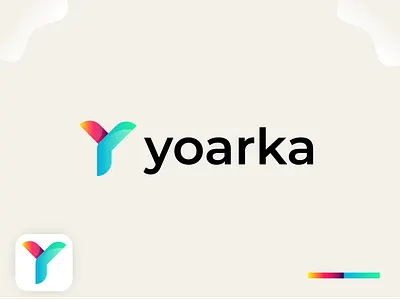 Yoarka, y modern abstract letter logo brand identity branding colorful logo design gradient logo illustration logo logo design logoconcept logoolshop logopassion logotipos modern logo v3dlogo yinitialletterlogo ymodernabstractlogo ymodernlogo yoarka ytypographylogo