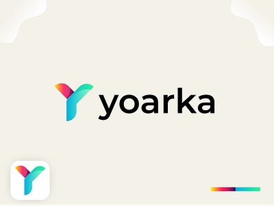 Yoarka, y modern abstract letter logo brand identity branding colorful logo design gradient logo illustration logo logo design logoconcept logoolshop logopassion logotipos modern logo v3dlogo yinitialletterlogo ymodernabstractlogo ymodernlogo yoarka ytypographylogo