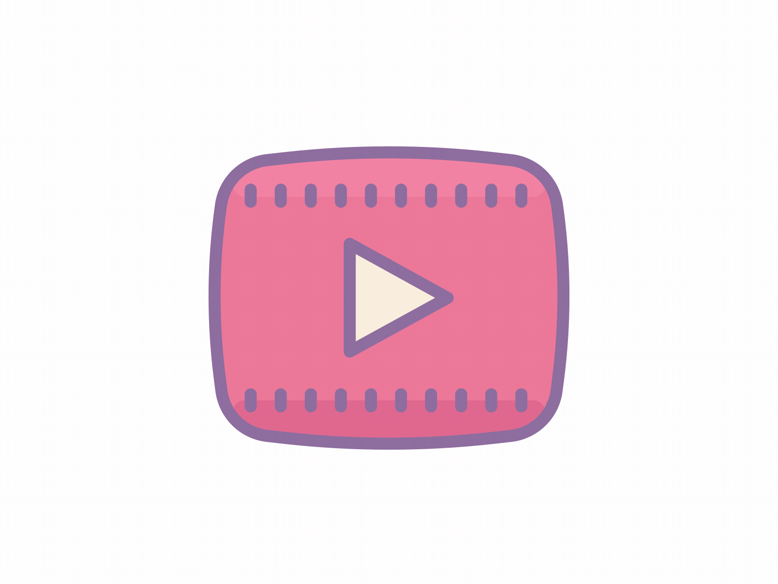 youtube / retro TV animation animated icon animation gif animation icon retro tv vector web youtube