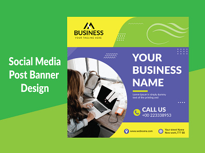 Social Media Post Banner Design banner branding design digital graphic design instagram post social social media social media banner design social media post