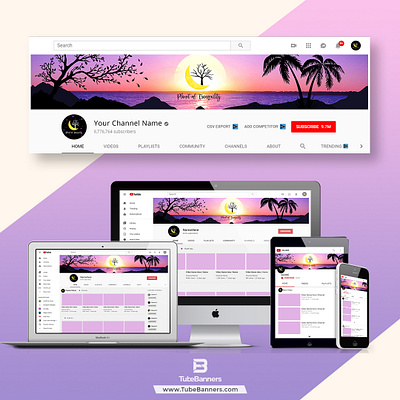 Relaxing Music YouTube Banner banner channelart meditation music music banner relaxing relaxing music study youtube youtube banner youtube channel art