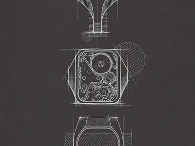 AHW Ring Design Linework concept design illustration jewellery linework productdesign retail ring sketch