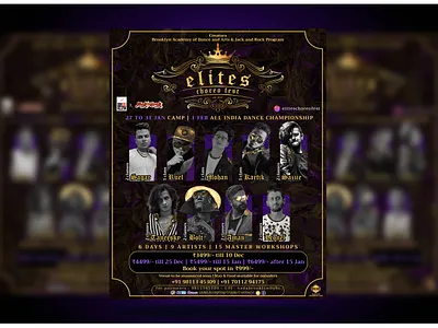 Elites Dance Fest Flyer dance flyer dance poster dance workshop dance workshop flyer flyer design group dance flyer photoshop