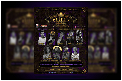 Elites Dance Fest Flyer dance flyer dance poster dance workshop dance workshop flyer flyer design group dance flyer photoshop