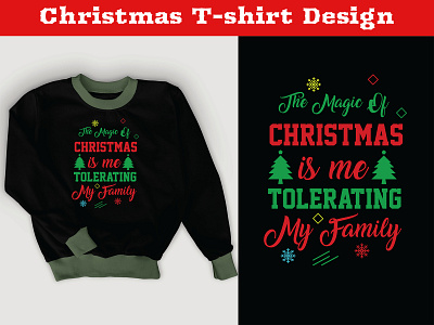 Christmas T-shirt design custom design design t shirt design