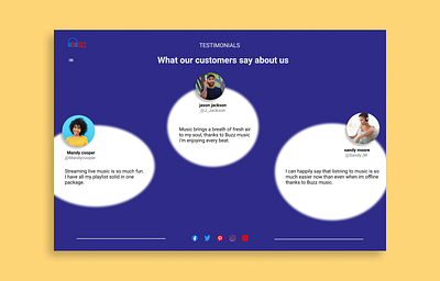 Testimonial app design ui ux