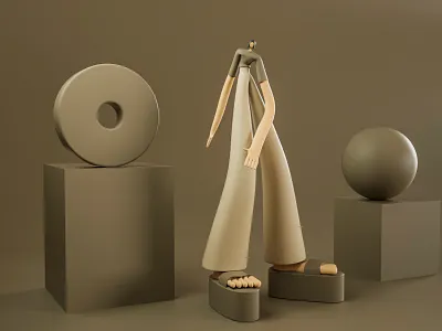 3D Character 3d character cinema4d george illustraion mikiashvili modeling modelling nft render